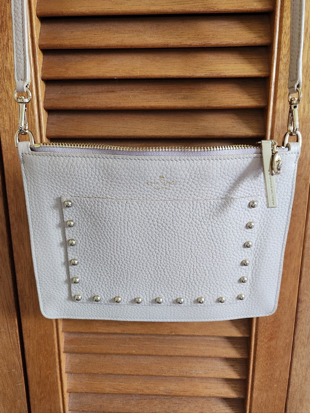 Kate Spade New York On Purpose Studded Leather Crossbody Bag